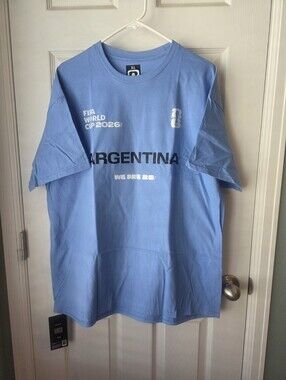 NWT FIFA World Cup 2026 Argentina  Official "We Are 26" Team Argentina SZXL